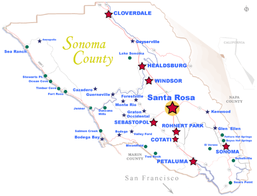 Sonoma County in context